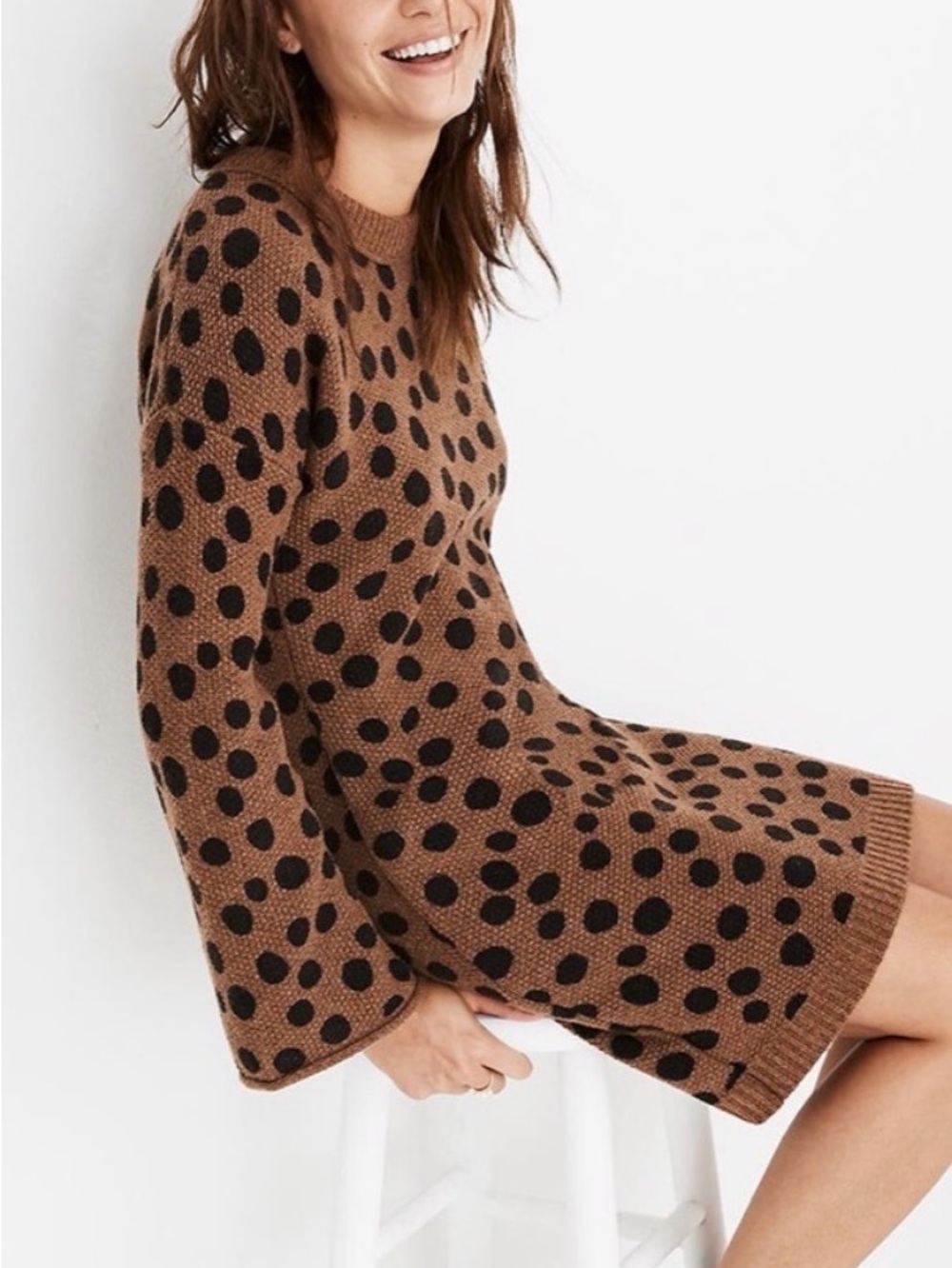 Madewell Leopard Sweater Dress